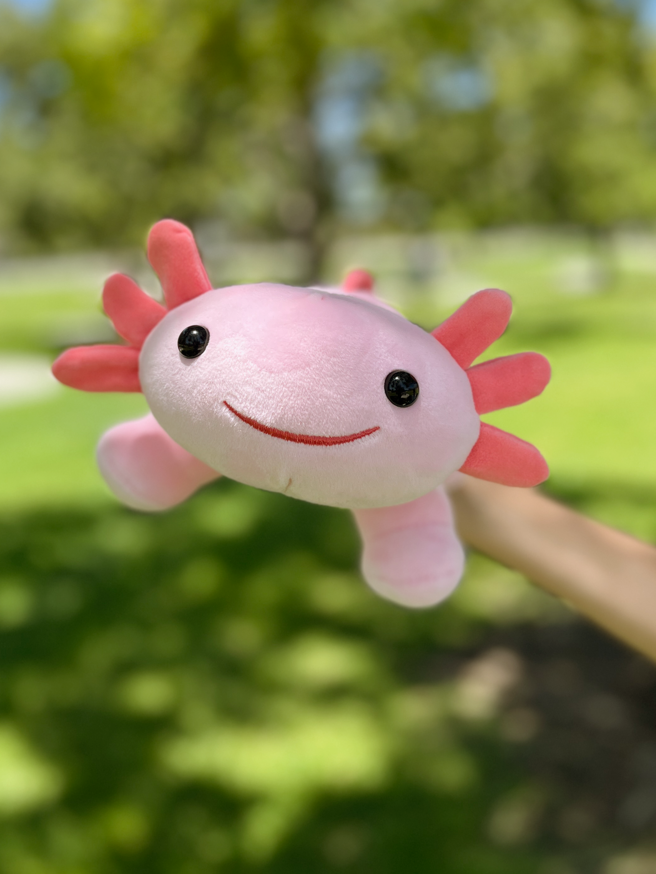 Large Axolotl Plush – 12inch Cuddly Companion