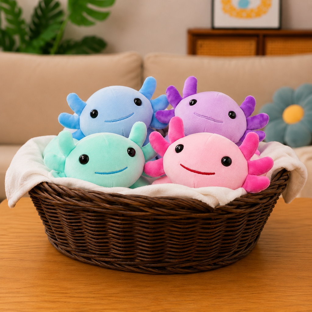 Axolotl Plush – 8inch Soft Stuffed Friend