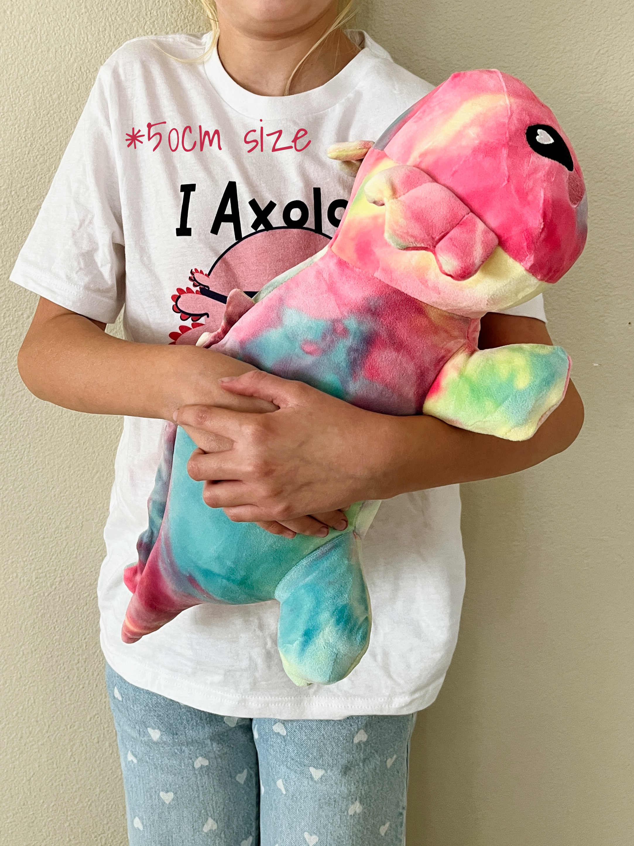 Ultra-Soft Axolotl Plush | Cuddly Stuffed Salamander | Kawaii Axolotl Plush Toy (15–18 in)