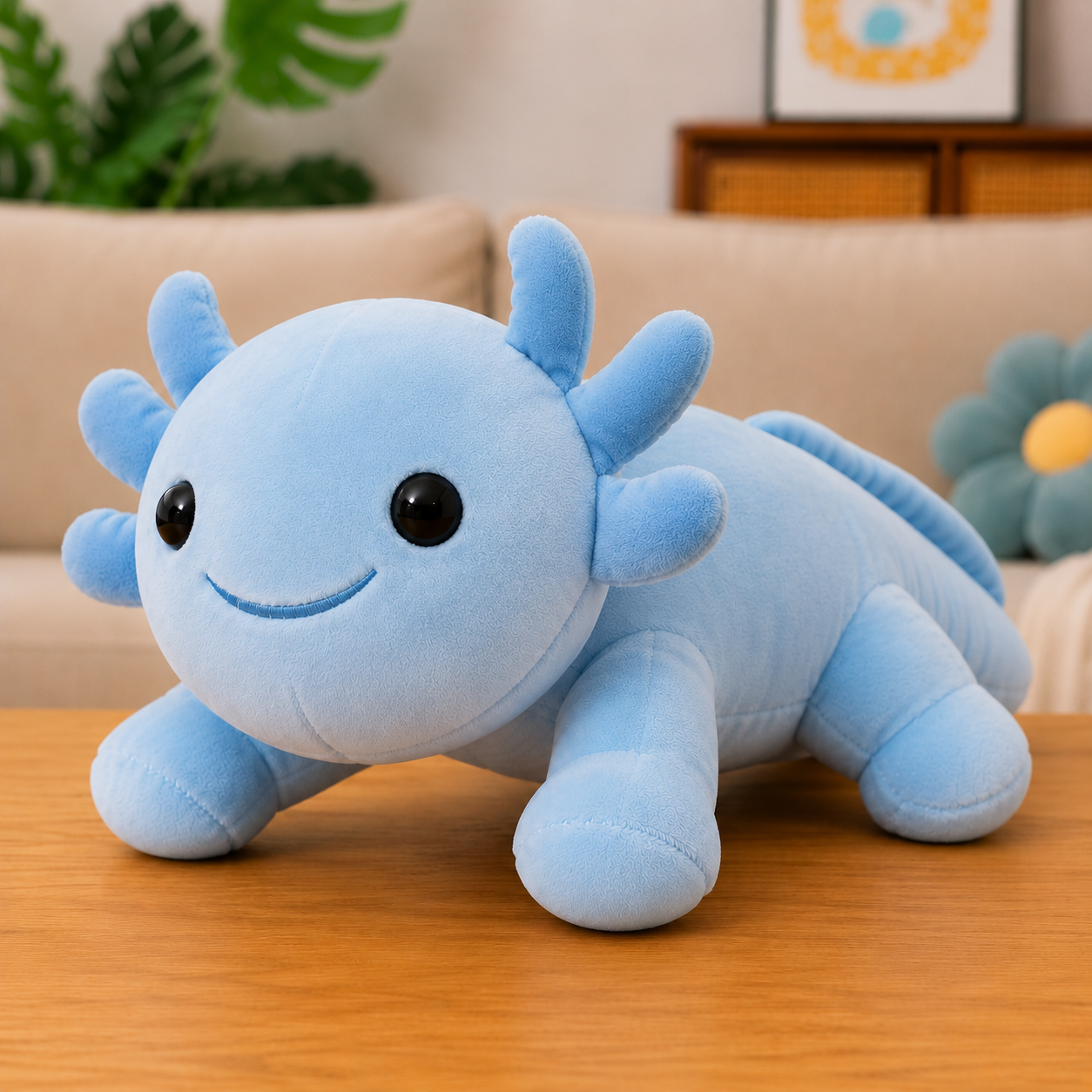 Large Axolotl Plush – 12inch Cuddly Companion