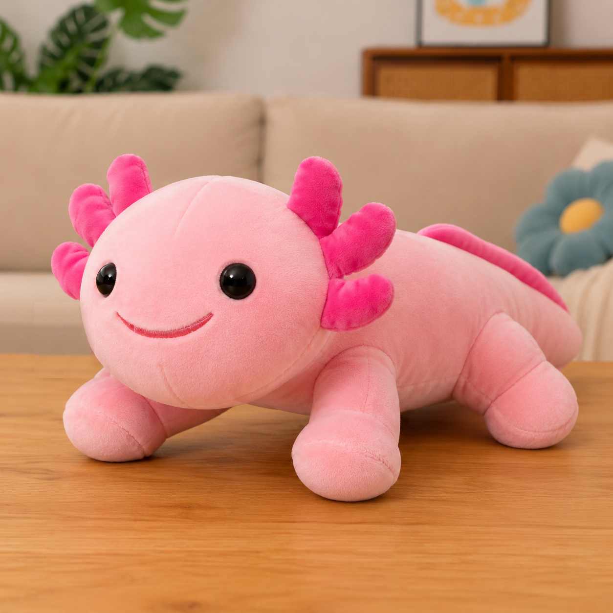 Large Axolotl Plush – 12inch Cuddly Companion