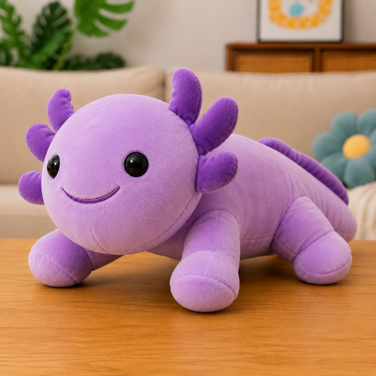 Large Axolotl Plush – 12inch Cuddly Companion