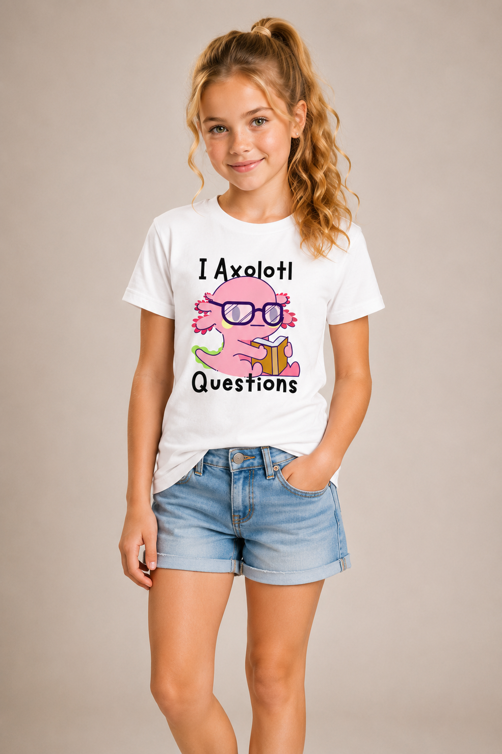 I Axolotl Questions Youth T-Shirt