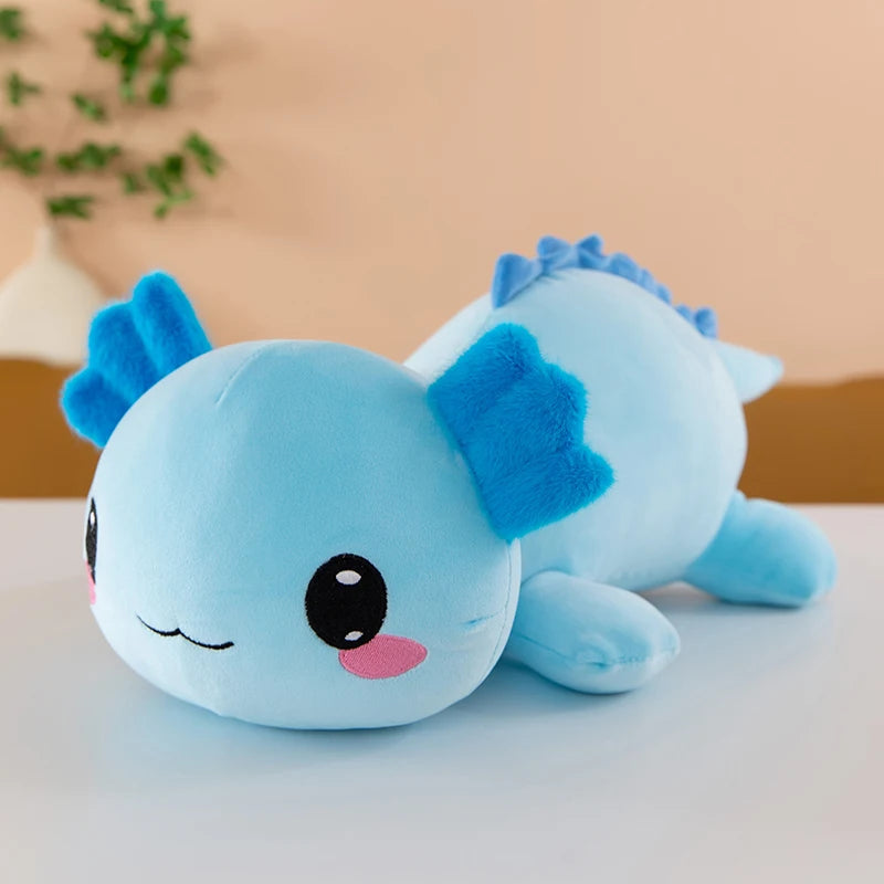 Ultra-Soft Axolotl Plush | Cuddly Stuffed Salamander | Kawaii Axolotl Plush Toy (12–18 in)