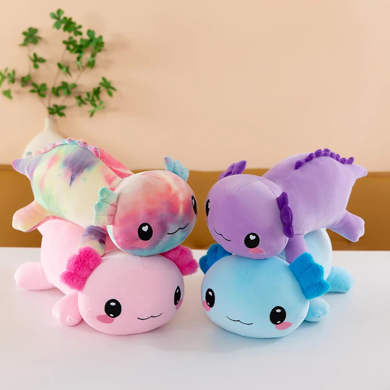 Ultra-Soft Axolotl Plush | Cuddly Stuffed Salamander | Kawaii Axolotl Plush Toy (12–18 in)