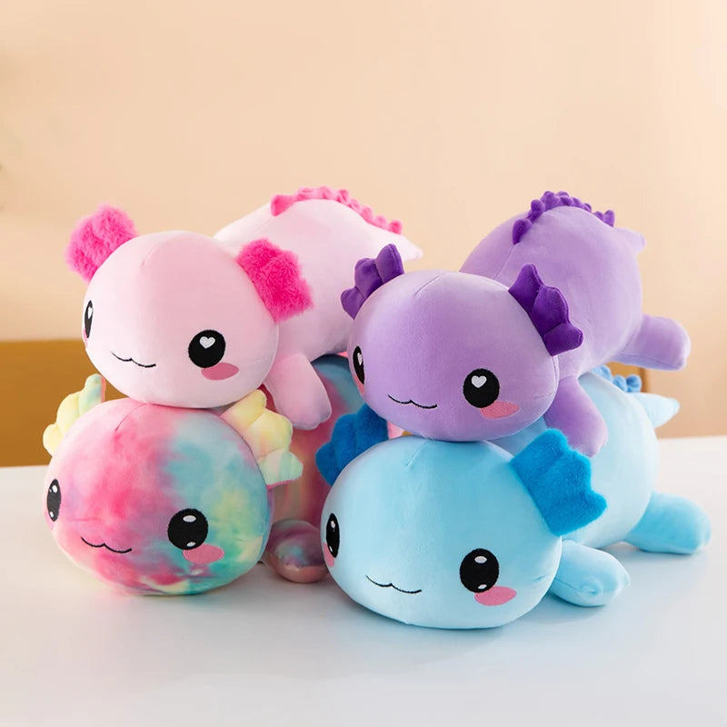Ultra-Soft Axolotl Plush | Cuddly Stuffed Salamander | Kawaii Axolotl Plush Toy (12–18 in)