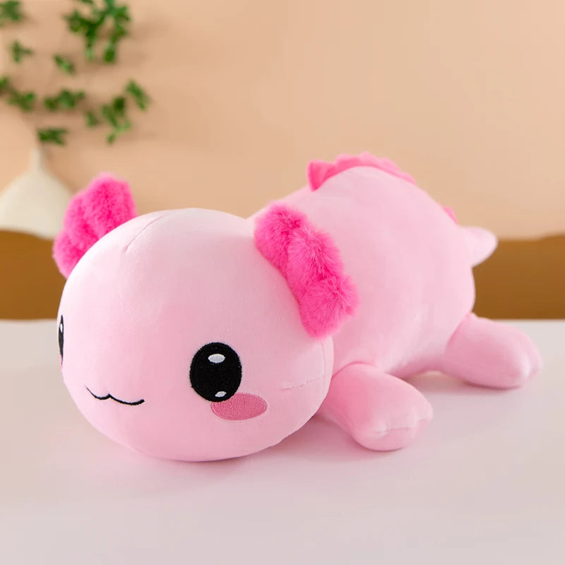 Ultra-Soft Axolotl Plush | Cuddly Stuffed Salamander | Kawaii Axolotl Plush Toy (15–18 in)