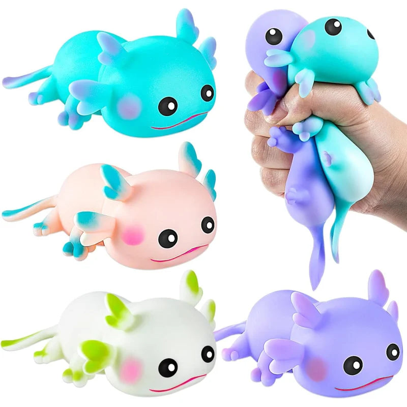 Squishy Axolotl Stress Ball Collection