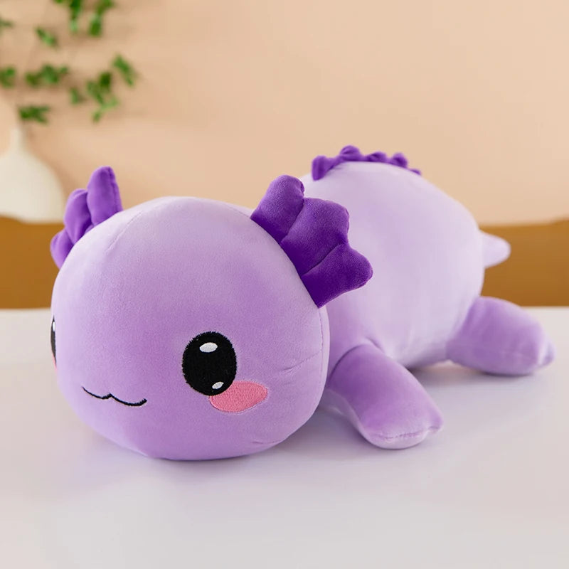 Ultra-Soft Axolotl Plush | Cuddly Stuffed Salamander | Kawaii Axolotl Plush Toy (15–18 in)