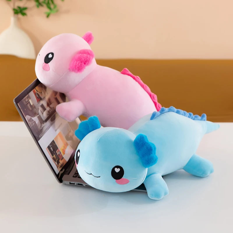 Ultra-Soft Axolotl Plush | Cuddly Stuffed Salamander | Kawaii Axolotl Plush Toy (12–18 in)