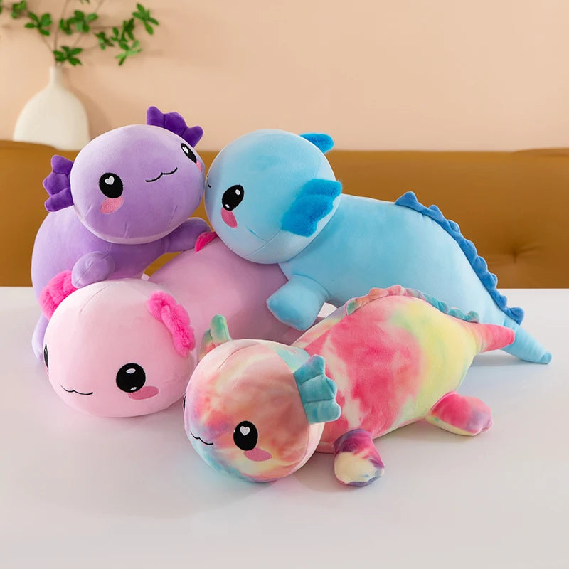 Ultra-Soft Axolotl Plush | Cuddly Stuffed Salamander | Kawaii Axolotl Plush Toy (12–18 in)