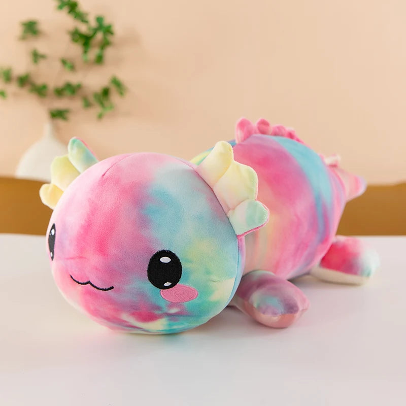 Ultra-Soft Axolotl Plush | Cuddly Stuffed Salamander | Kawaii Axolotl Plush Toy (15–18 in)