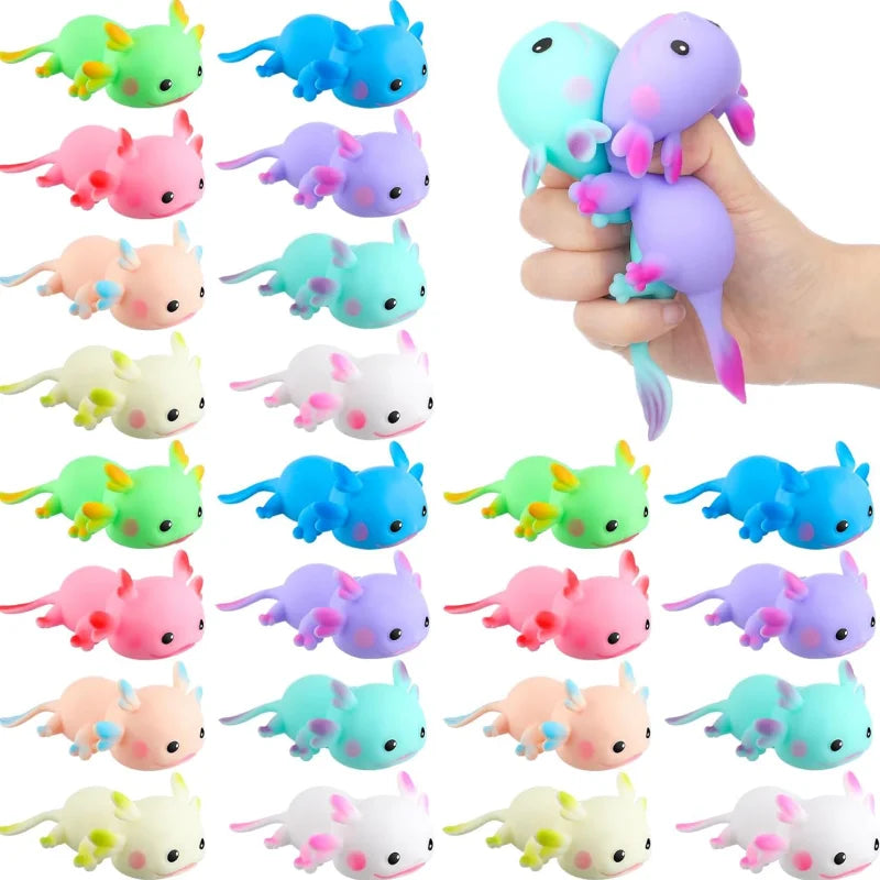 Squishy Axolotl Stress Ball Collection
