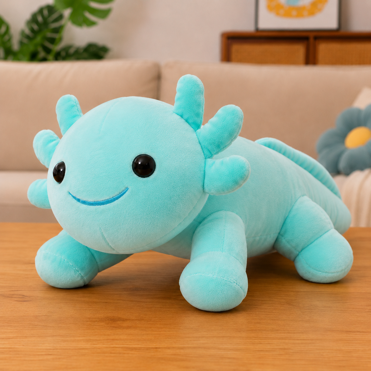 Large Axolotl Plush – 12inch Cuddly Companion