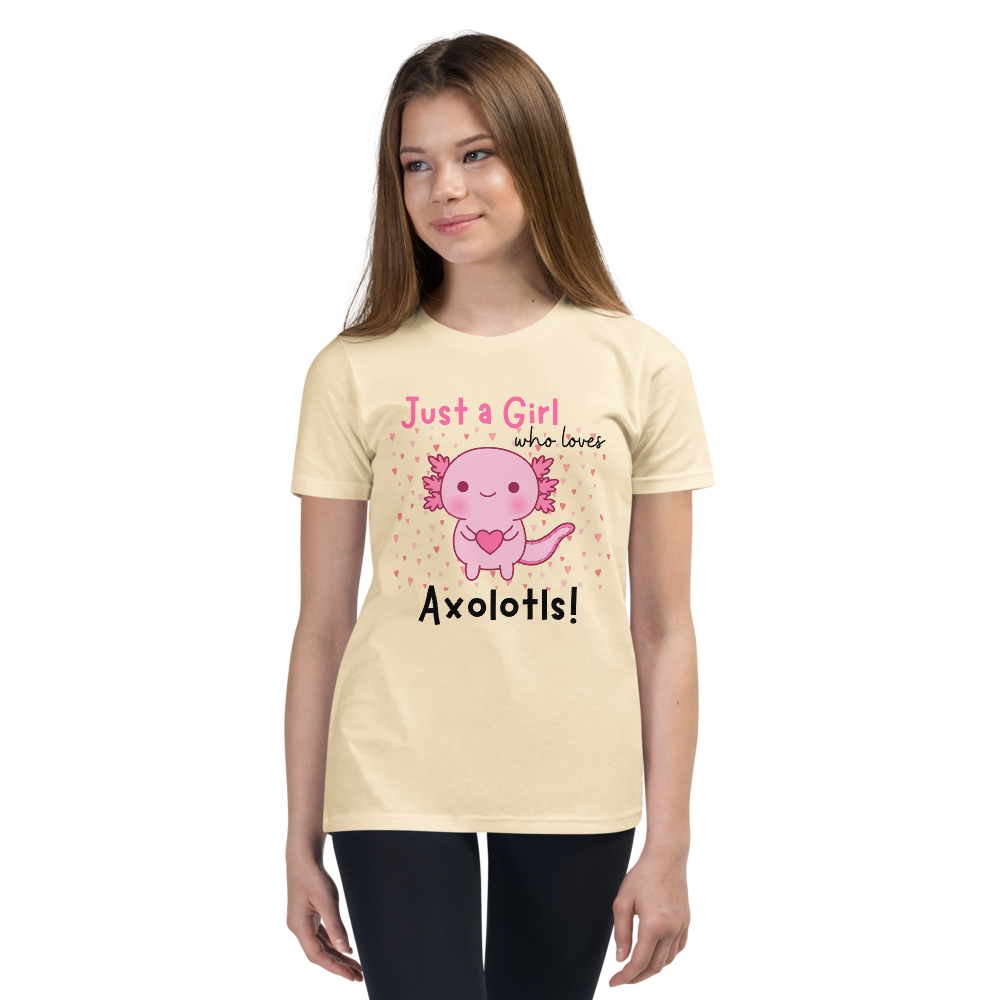 Just a Girl who loves Axolotls Youth T-Shirt